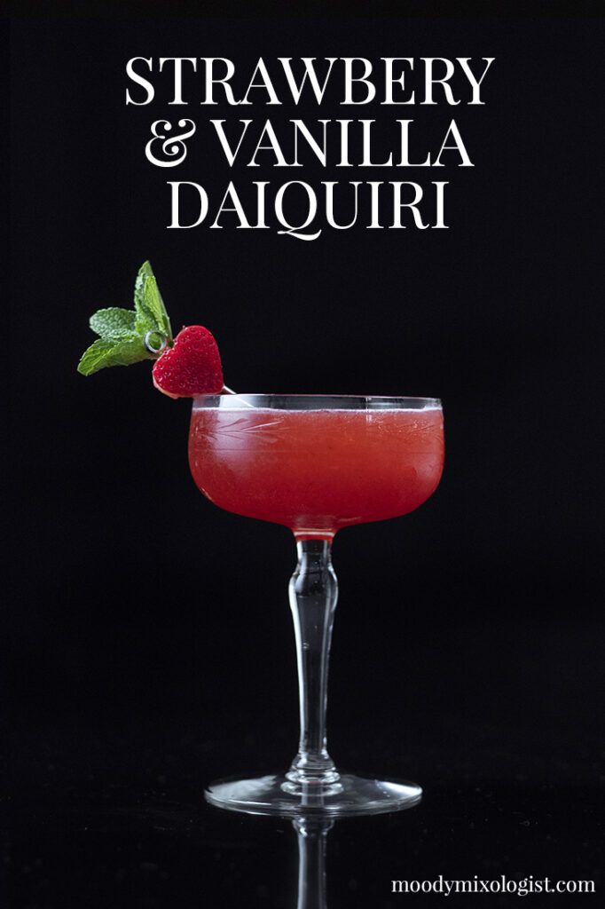 Strawberry Vanilla Daiquiri Moody Mixologist