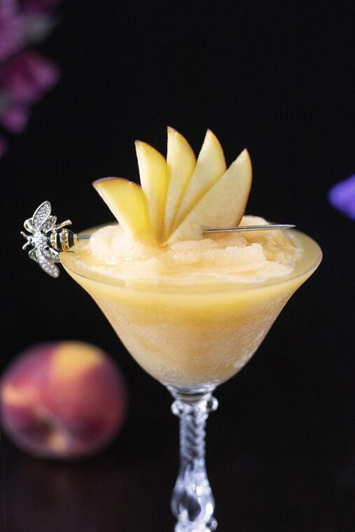 Midnight Sunshine a Frozen Aquavit Cocktail