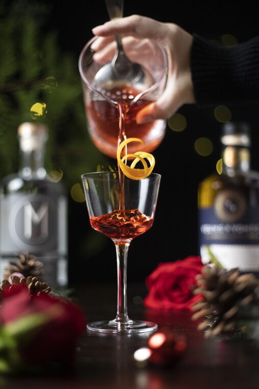 Quill a Negroni Riff with Absinthe Moody Mixologist