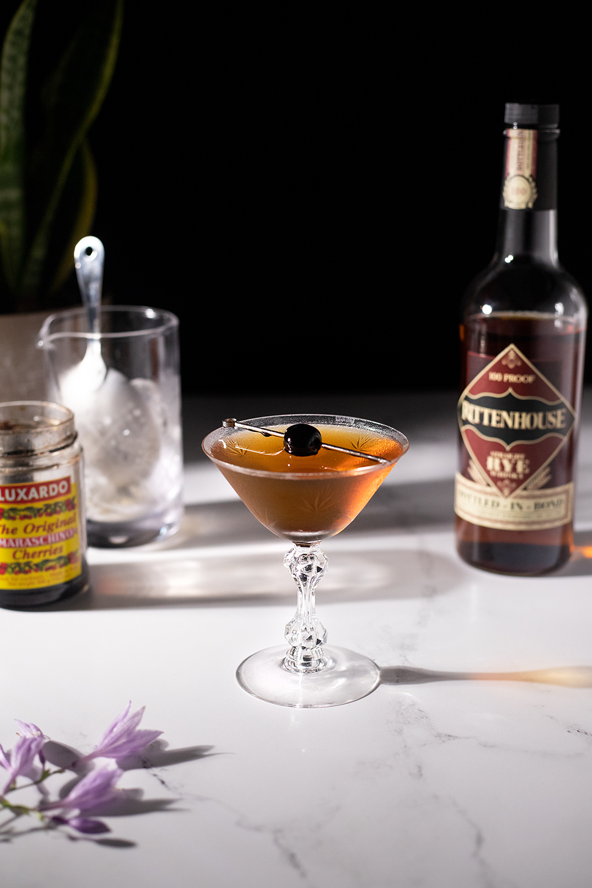 Classic Rye Manhattan Cocktail Moody Mixologist