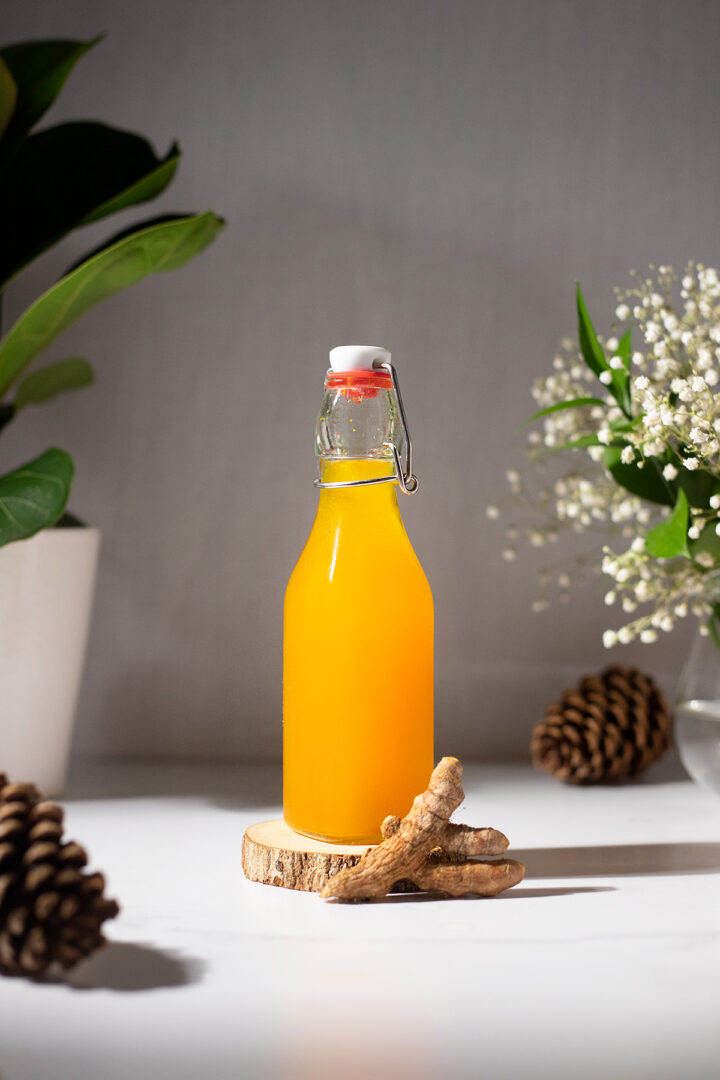 Turmeric Ginger Simple Syrup - Moody Mixologist