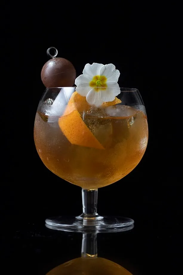 chocolate-and-cherry-cognac-old-fashioned-cocktail-for-valentines-days